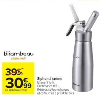 Siphon à crème Birambeau