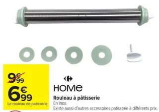 Rouleau à pâtisserie Carrefour Home