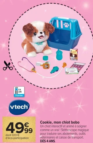 Cookie, mon chiot bobo vtech