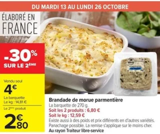 Brandade de morue parmentière