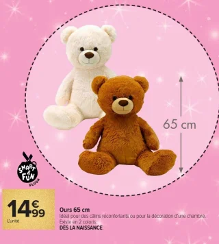 Ours 65 cm Smart & Fun Plush