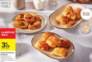 15 mini viennoiseries pur beurre