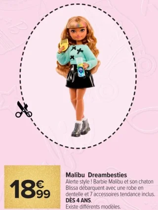 Malibu Dreambesties Barbie