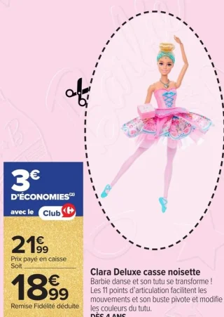 Barbie Clara Deluxe casse noisette