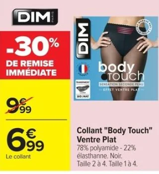 Collant "Body Touch" Ventre Plat DIM