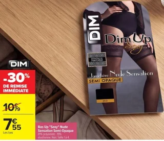 Bas Up "Sexy" Nude Sensation Semi-Opaque DIM