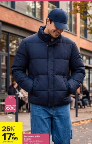 Doudoune puffer homme Tex