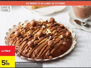 Maxi cookie caramel beurre salé