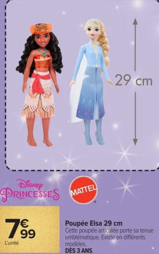 Disney Princesses Poupée Elsa 29 cm