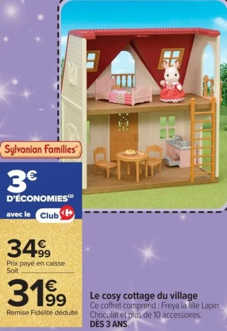 Sylvanian Families Le cosy cottage du village