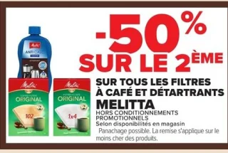Filtres à café et détartrants Melitta