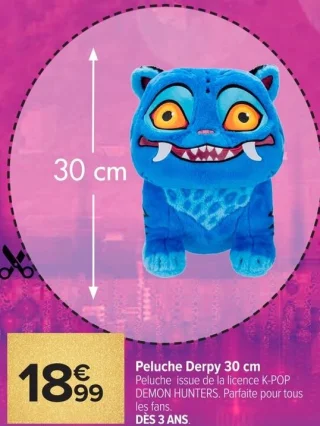 Peluche Derpy 30 cm K-POP Demon Hunters