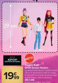 Poupée Rumi KPOP Demon Hunters