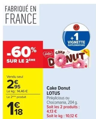 Cake Donut Lotus Pinkylicious ou Chocomania