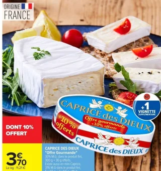 Caprice des Dieux Offre Gourmande