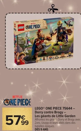 LEGO® ONE PIECE 75644 – Dorry contre Brogy – Les géants de Little Garden