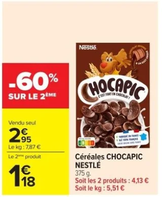 Cereales CHOCAPIC NESTLE