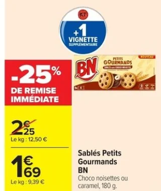 Sablés Petits Gourmands BN