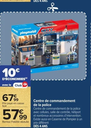 Playmobil Centre de commandement de la police