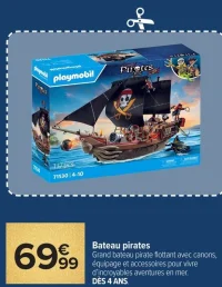 Playmobil Bateau pirates