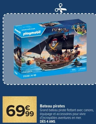 Playmobil Bateau pirates