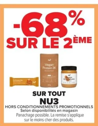 Produits de la gamme Nu3