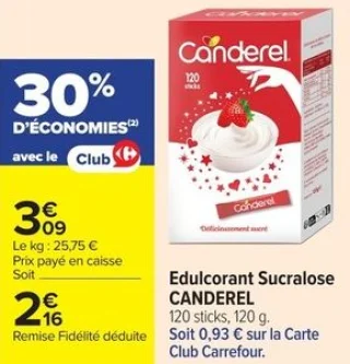 Edulcorant Sucralose Canderel