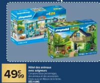 Playmobil myLife / Country Hôtel des animaux avec soigneurs