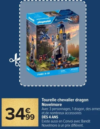 Playmobil Novelmore Tourelle chevalier dragon