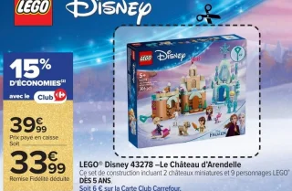LEGO® Disney 43278 - Le Château d'Arendelle