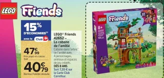LEGO® Friends 42652 - La cabane de l'amitié