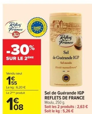 Sel de Guérande IGP REFLETS DE FRANCE
