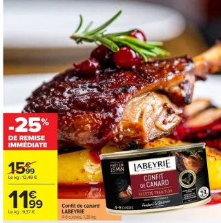 Confit de canard LABEYRIE