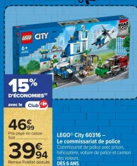 LEGO® City 60316 – Le commissariat de police