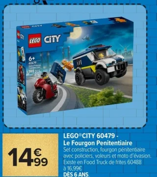 LEGO® City 60479 - Le Fourgon Pénitentiaire