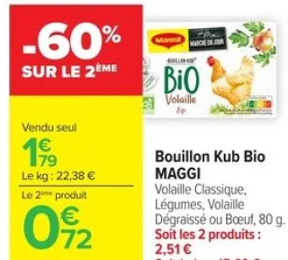 Bouillon Kub Bio MAGGI