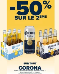 Sur tout Corona (Corona Extra, Corona Cero)