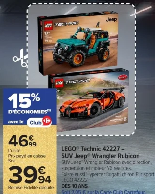 LEGO® Technic 42227 – SUV Jeep® Wrangler Rubicon