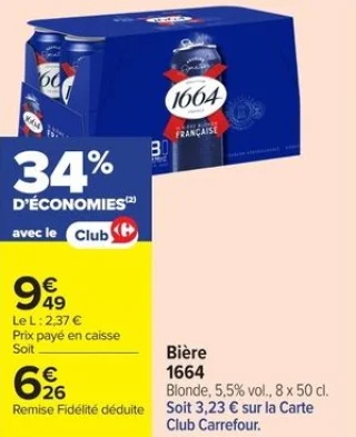 Bière 1664 Blonde