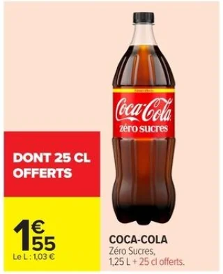 COCA-COLA Zéro Sucres