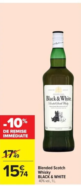 Blended Scotch Whisky BLACK & WHITE