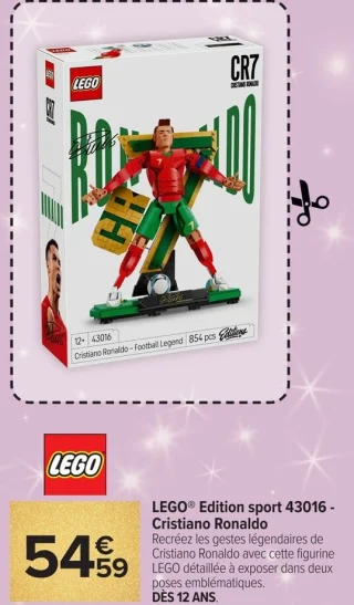 LEGO® Edition sport 43016 - Cristiano Ronaldo