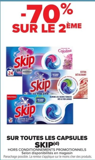 Lessive capsules Skip