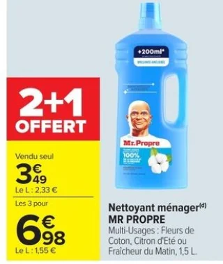 Nettoyant ménager Mr Propre