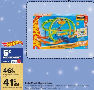 Hot Wheels Piste Crash Hypersphère