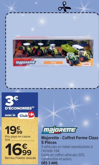 Majorette - Coffret Ferme Class 5 Pièces
