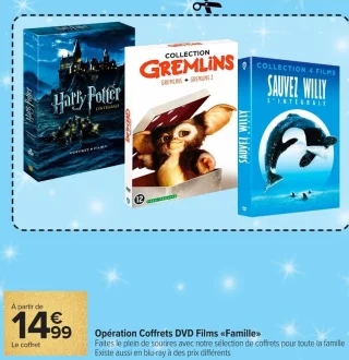 Opération Coffrets DVD Films «Famille»