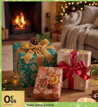 Papier cadeau 2 mètres