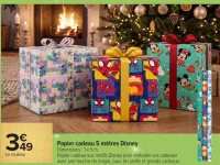 Papier cadeau 5 mètres Disney