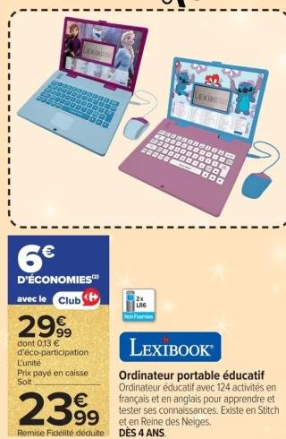 Ordinateur portable éducatif Lexibook